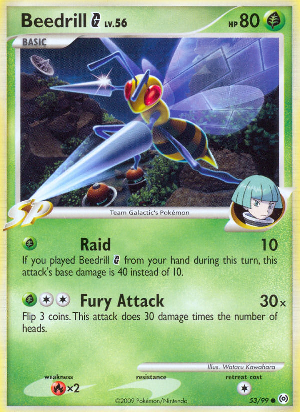 Beedrill G (53/99) [Platinum: Arceus] | Good Games Morley