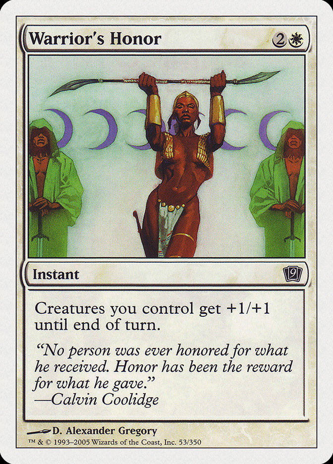 Warrior's Honor [Ninth Edition] | Good Games Morley