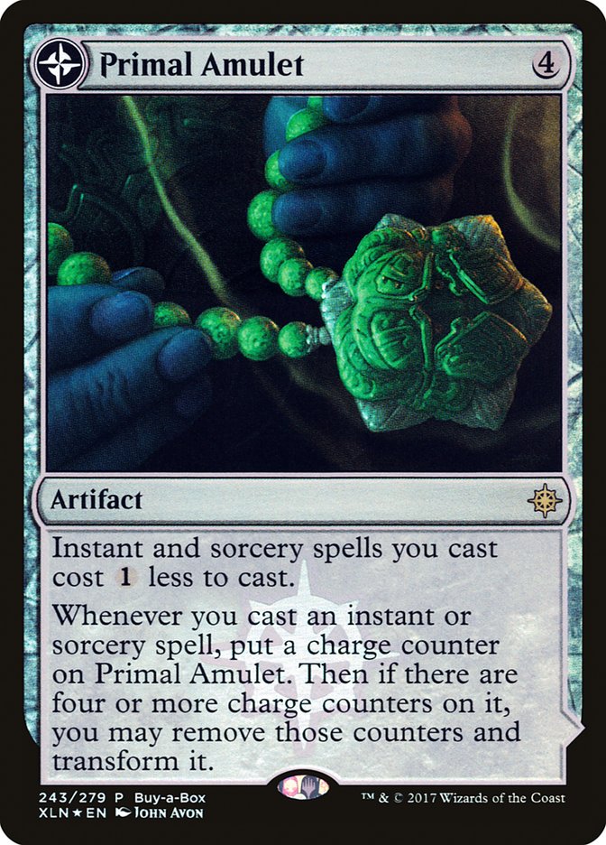 Primal Amulet // Primal Wellspring (Buy-A-Box) [Ixalan Treasure Chest] | Good Games Morley