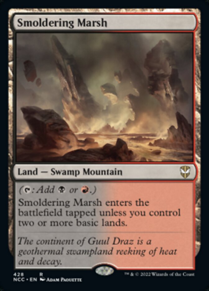 Smoldering Marsh [Streets of New Capenna Commander] | Good Games Morley