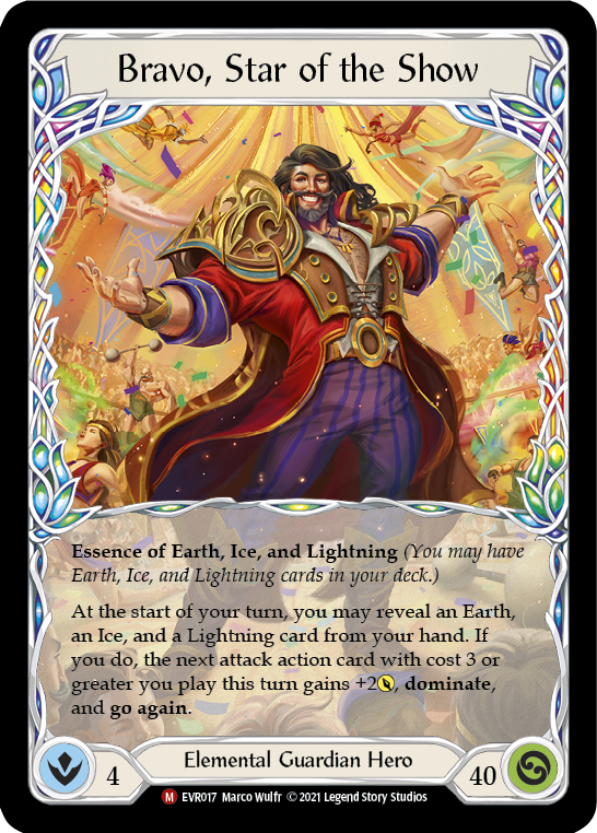 Bravo, Star of the Show [EVR017] (Everfest)  1st Edition Cold Foil | Good Games Morley