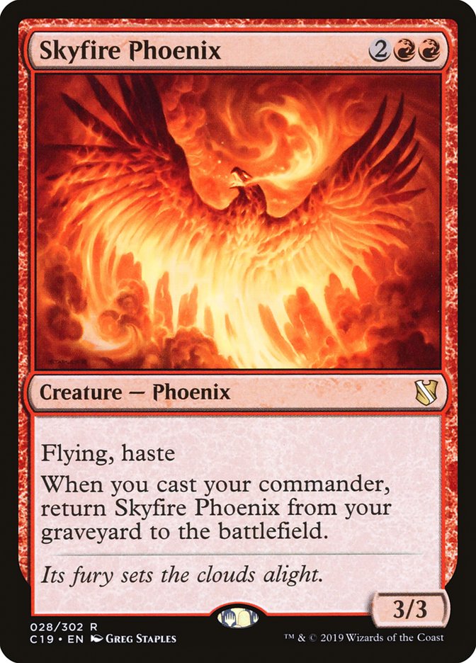 Skyfire Phoenix [Commander 2019] | Good Games Morley