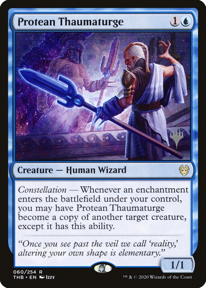 Protean Thaumaturge (Promo Pack) [Theros Beyond Death Promos] | Good Games Morley