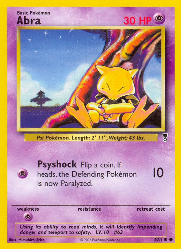 Abra (67/110) [Legendary Collection] | Good Games Morley