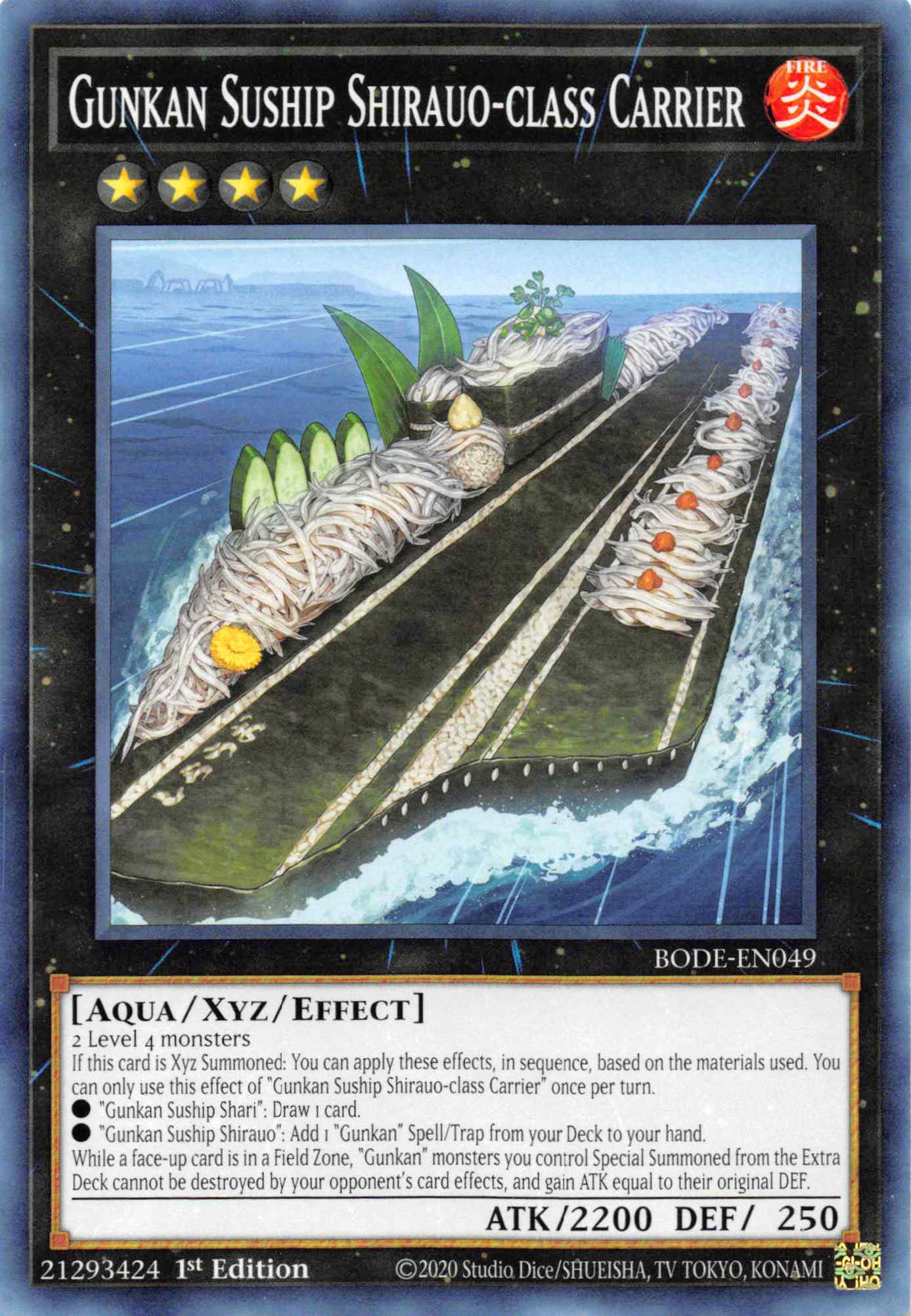 Gunkan Suship Shirauo-class Carrier [BODE-EN049] Common | Good Games Morley
