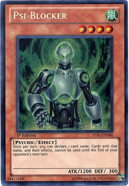 Psi-Blocker [STBL-EN086] Secret Rare | Good Games Morley
