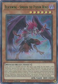 Blackwing - Simoon the Poison Wind (Green) [LDS2-EN040] Ultra Rare | Good Games Morley