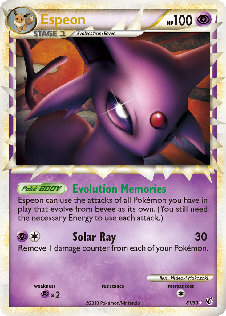 Espeon (81/90) [HeartGold & SoulSilver: Undaunted] | Good Games Morley