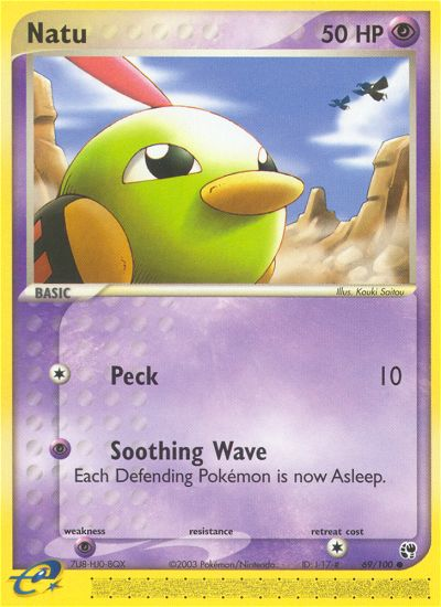 Natu (69/100) [EX: Sandstorm] | Good Games Morley
