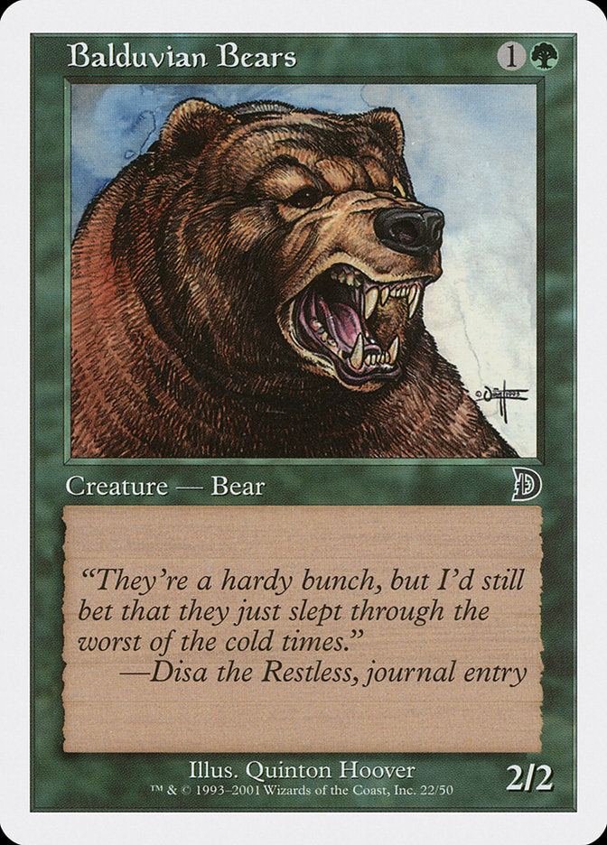 Balduvian Bears [Deckmasters] | Good Games Morley