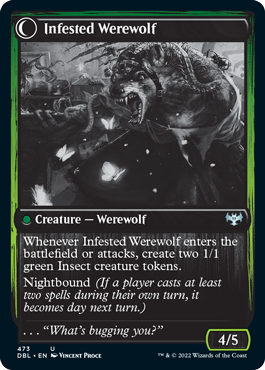 Infestation Expert // Infested Werewolf [Innistrad: Double Feature] | Good Games Morley