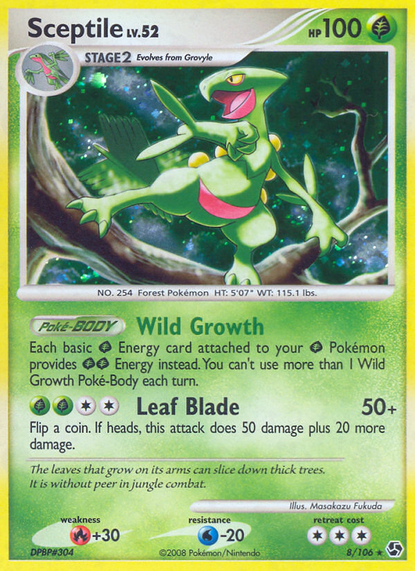 Sceptile (8/106) [Diamond & Pearl: Great Encounters] | Good Games Morley