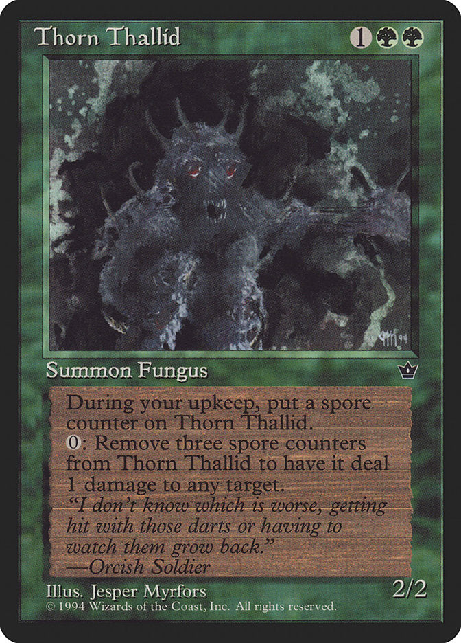 Thorn Thallid (Jesper Myrfors) [Fallen Empires] | Good Games Morley