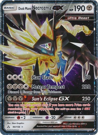 Dusk Mane Necrozma GX (90/156) (Jumbo Card) [Sun & Moon: Ultra Prism] | Good Games Morley