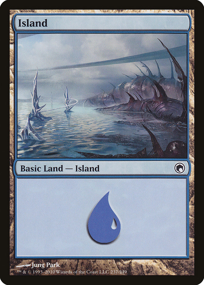 Island (237) [Scars of Mirrodin] | Good Games Morley
