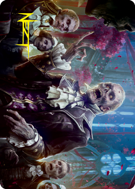 Undead Butler Art Card (Gold-Stamped Signature) [Innistrad: Crimson Vow Art Series] | Good Games Morley