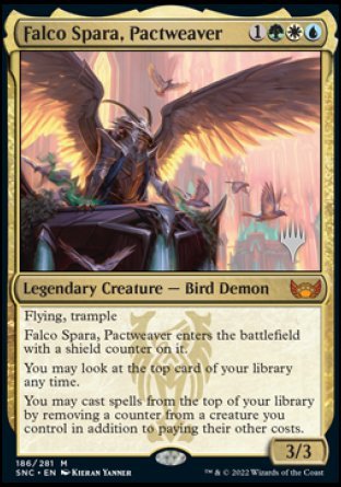 Falco Spara, Pactweaver (Promo Pack) [Streets of New Capenna Promos] | Good Games Morley