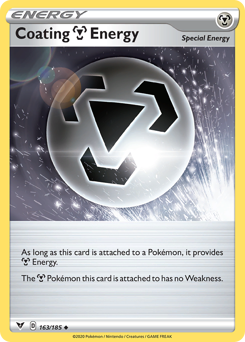 Coating Metal Energy (163/185) [Sword & Shield: Vivid Voltage] | Good Games Morley