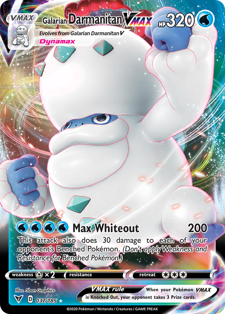Galarian Darmanitan VMAX (037/185) [Sword & Shield: Vivid Voltage] | Good Games Morley