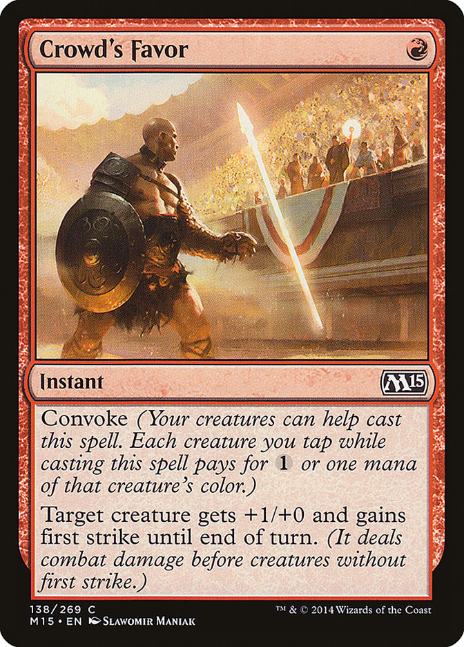 Crowd's Favor [Magic 2015] | Good Games Morley