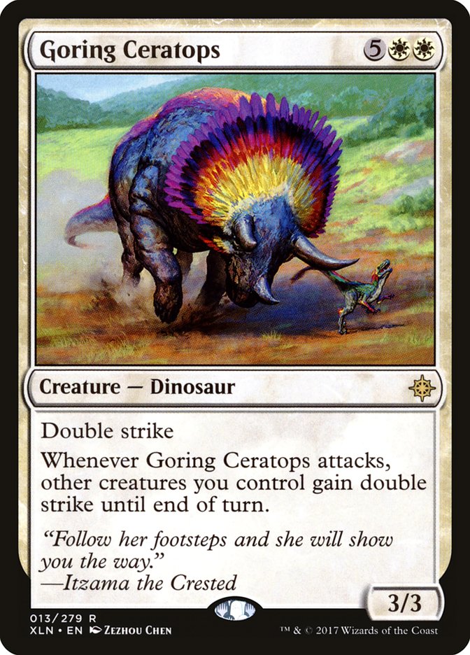 Goring Ceratops [Ixalan] | Good Games Morley