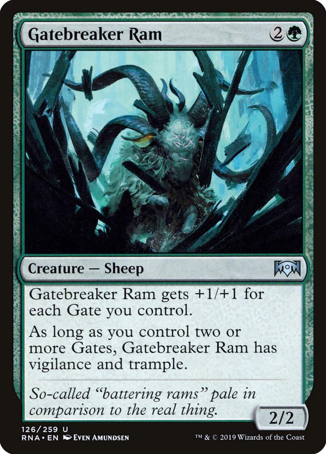 Gatebreaker Ram [Ravnica Allegiance] | Good Games Morley
