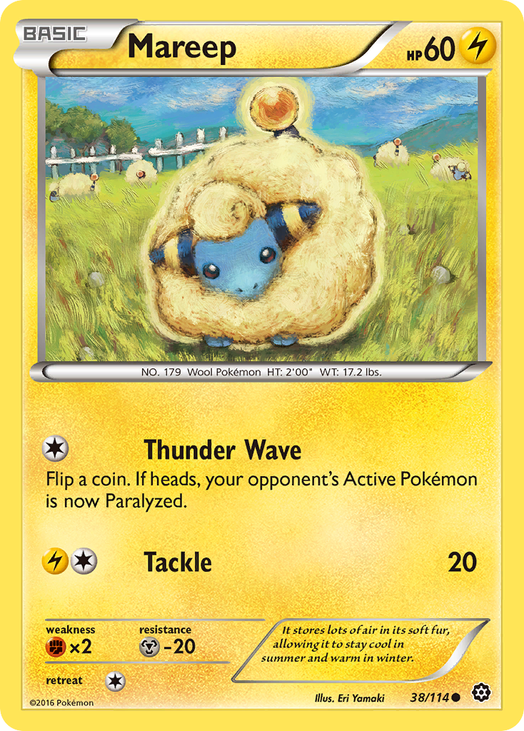 Mareep (38/114) [XY: Steam Siege] | Good Games Morley