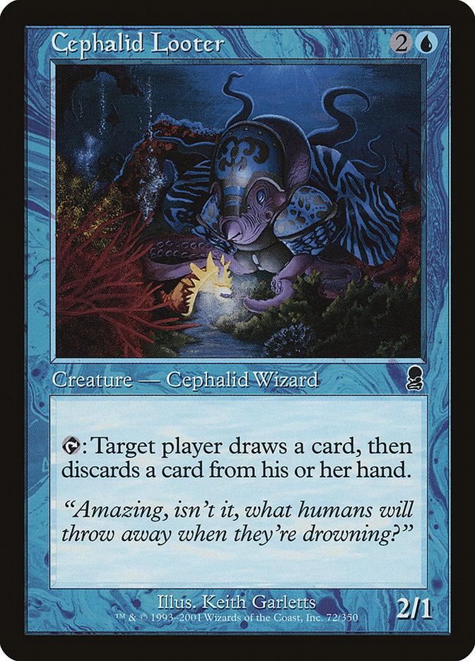 Cephalid Looter (Misprinted) [Odyssey] | Good Games Morley