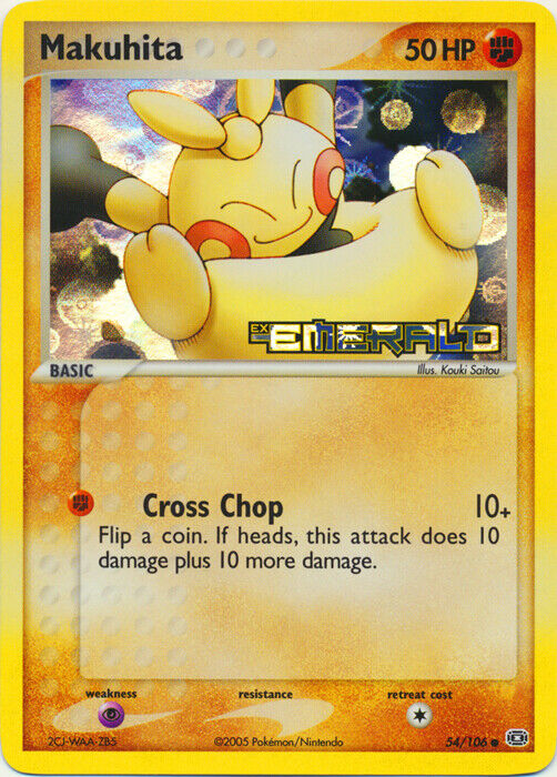 Makuhita (54/106) (Stamped) [EX: Emerald] | Good Games Morley