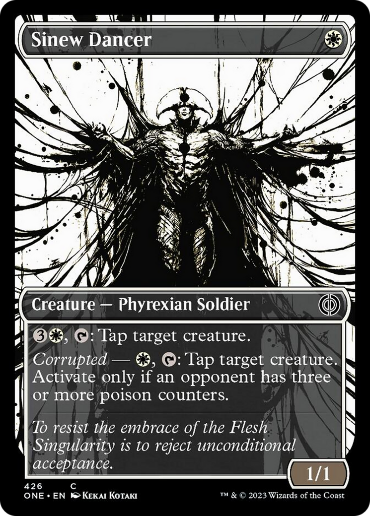 Sinew Dancer (Showcase Ichor Step-and-Compleat Foil) [Phyrexia: All Will Be One] | Good Games Morley