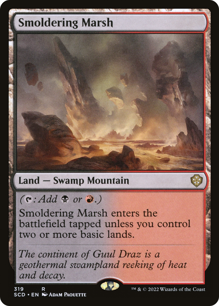 Smoldering Marsh [Starter Commander Decks] | Good Games Morley