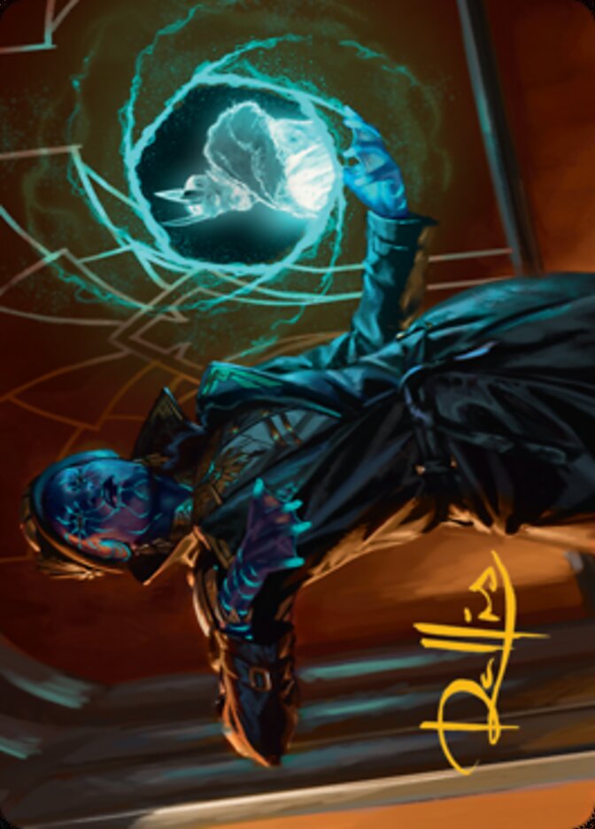 Kamiz, Obscura Oculus Art Card (Gold-Stamped Signature) [Streets of New Capenna Art Series] | Good Games Morley