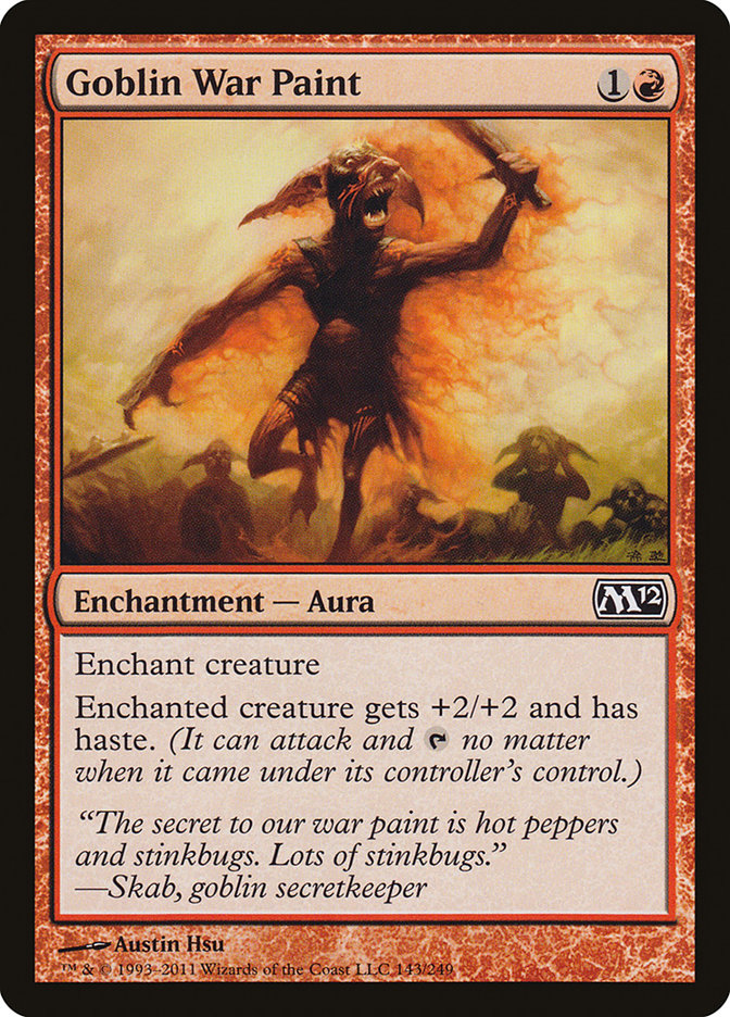 Goblin War Paint [Magic 2012] | Good Games Morley