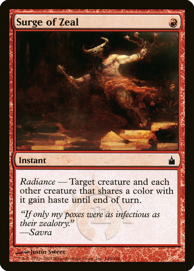Surge of Zeal [Ravnica: City of Guilds] | Good Games Morley