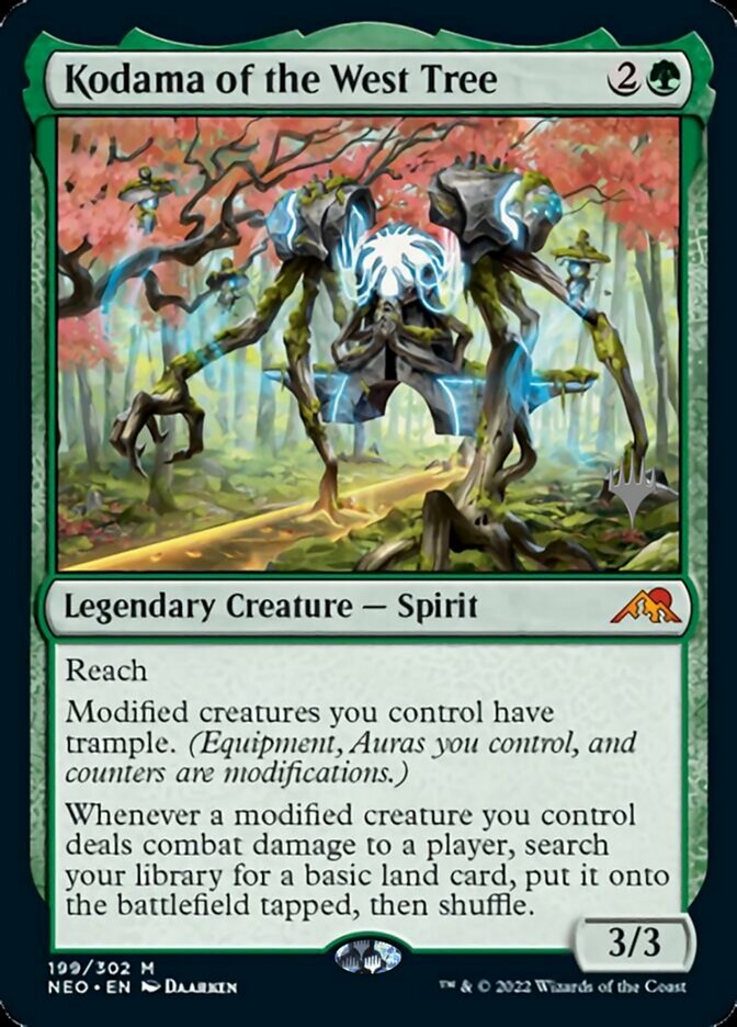 Kodama of the West Tree (Promo Pack) [Kamigawa: Neon Dynasty Promos] | Good Games Morley