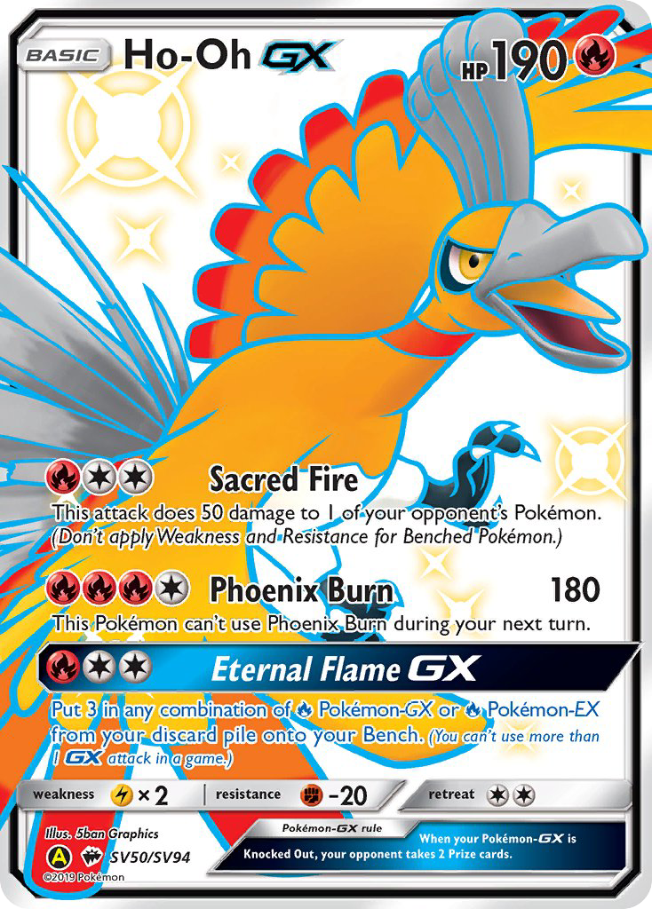 Ho-Oh GX (SV50/SV94) [Sun & Moon: Hidden Fates - Shiny Vault] | Good Games Morley