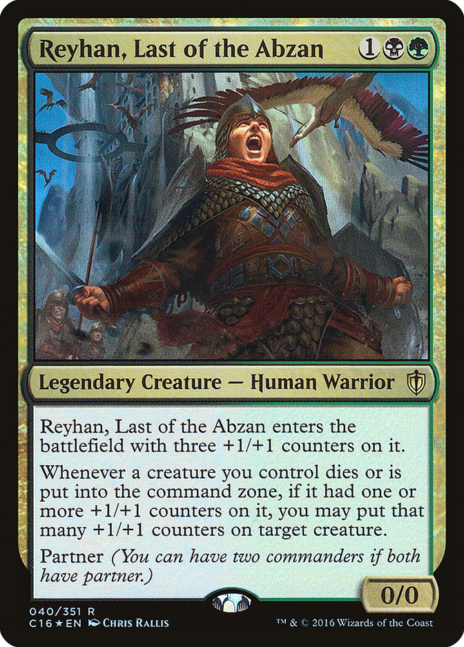 Reyhan, Last of the Abzan [Commander 2016] | Good Games Morley