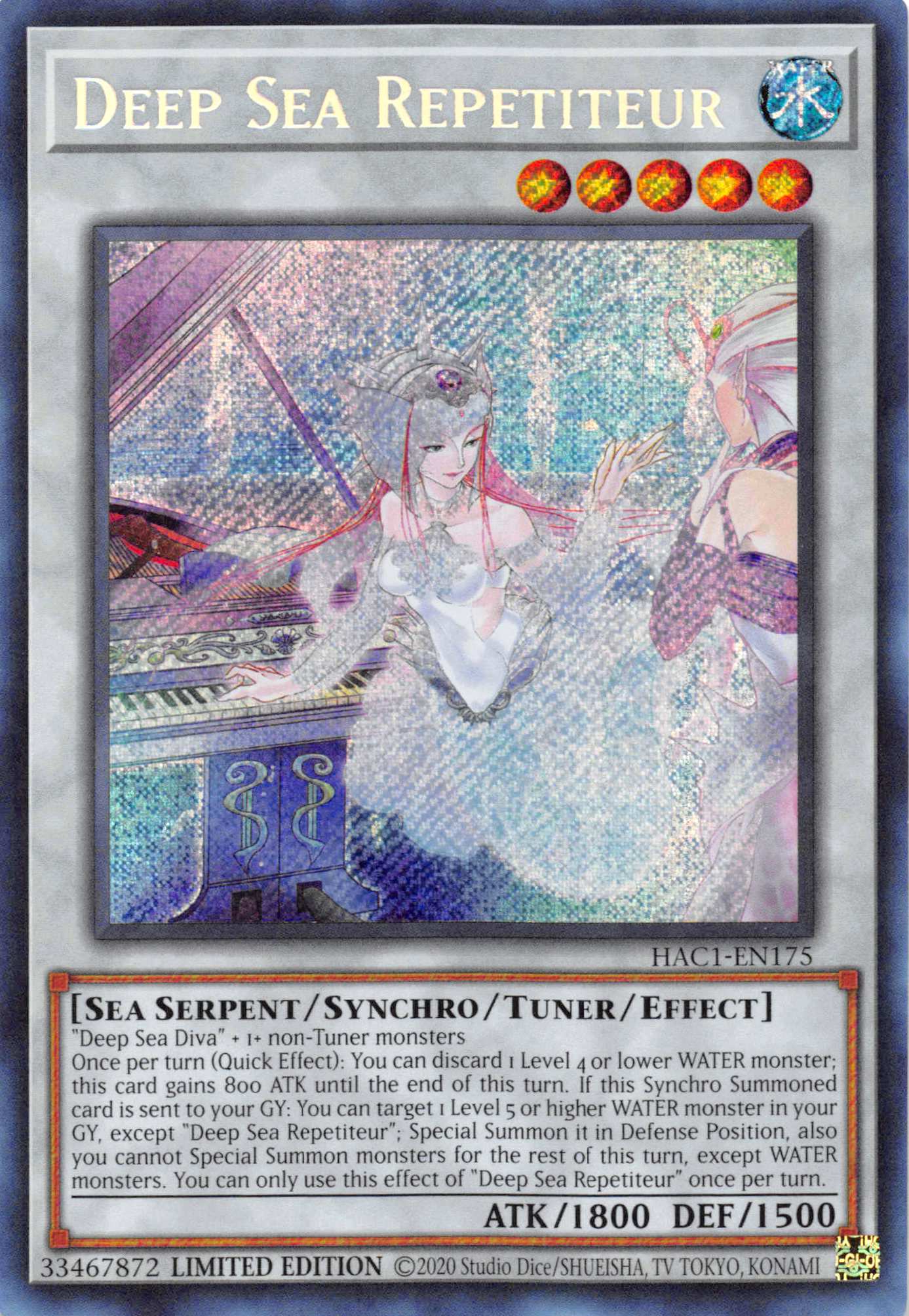 Deep Sea Repetiteur [HAC1-EN175] Secret Rare | Good Games Morley