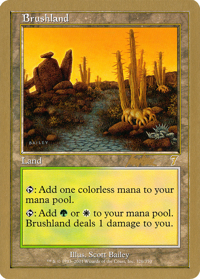 Brushland (Brian Kibler) [World Championship Decks 2002] | Good Games Morley