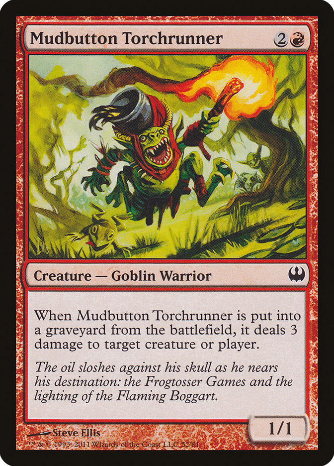 Mudbutton Torchrunner [Duel Decks: Knights vs. Dragons] | Good Games Morley
