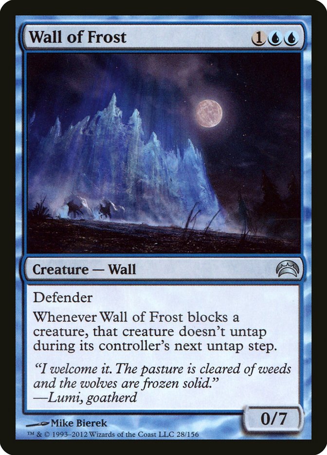 Wall of Frost [Planechase 2012] | Good Games Morley