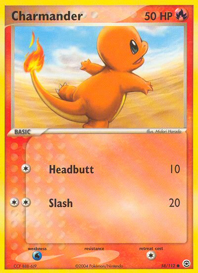 Charmander (58/112) [EX: FireRed & LeafGreen] | Good Games Morley