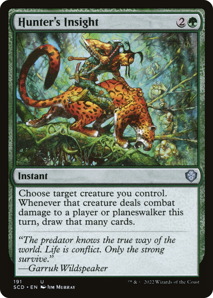 Hunter's Insight [Starter Commander Decks] | Good Games Morley