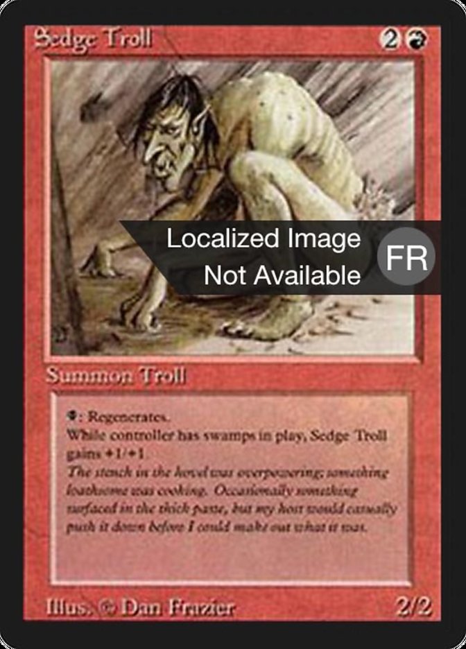 Sedge Troll [Foreign Black Border] | Good Games Morley