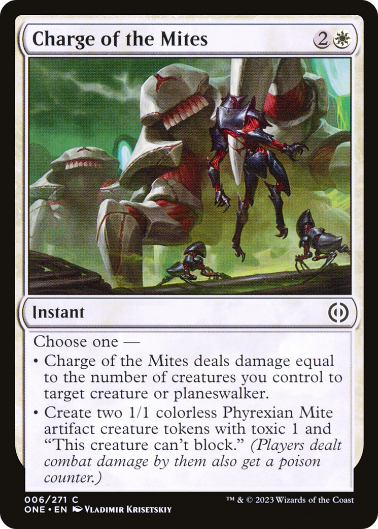 Charge of the Mites [Phyrexia: All Will Be One] | Good Games Morley