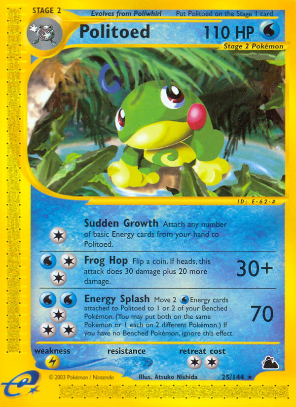 Politoed (25/144) [Skyridge] | Good Games Morley