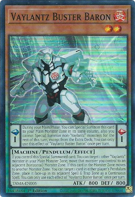 Vaylantz Buster Baron [TAMA-EN005] Super Rare | Good Games Morley