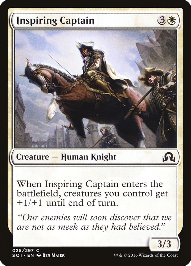 Inspiring Captain [Shadows over Innistrad] | Good Games Morley