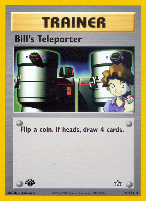 Bill's Teleporter (91/111) [Neo Genesis 1st Edition] | Good Games Morley