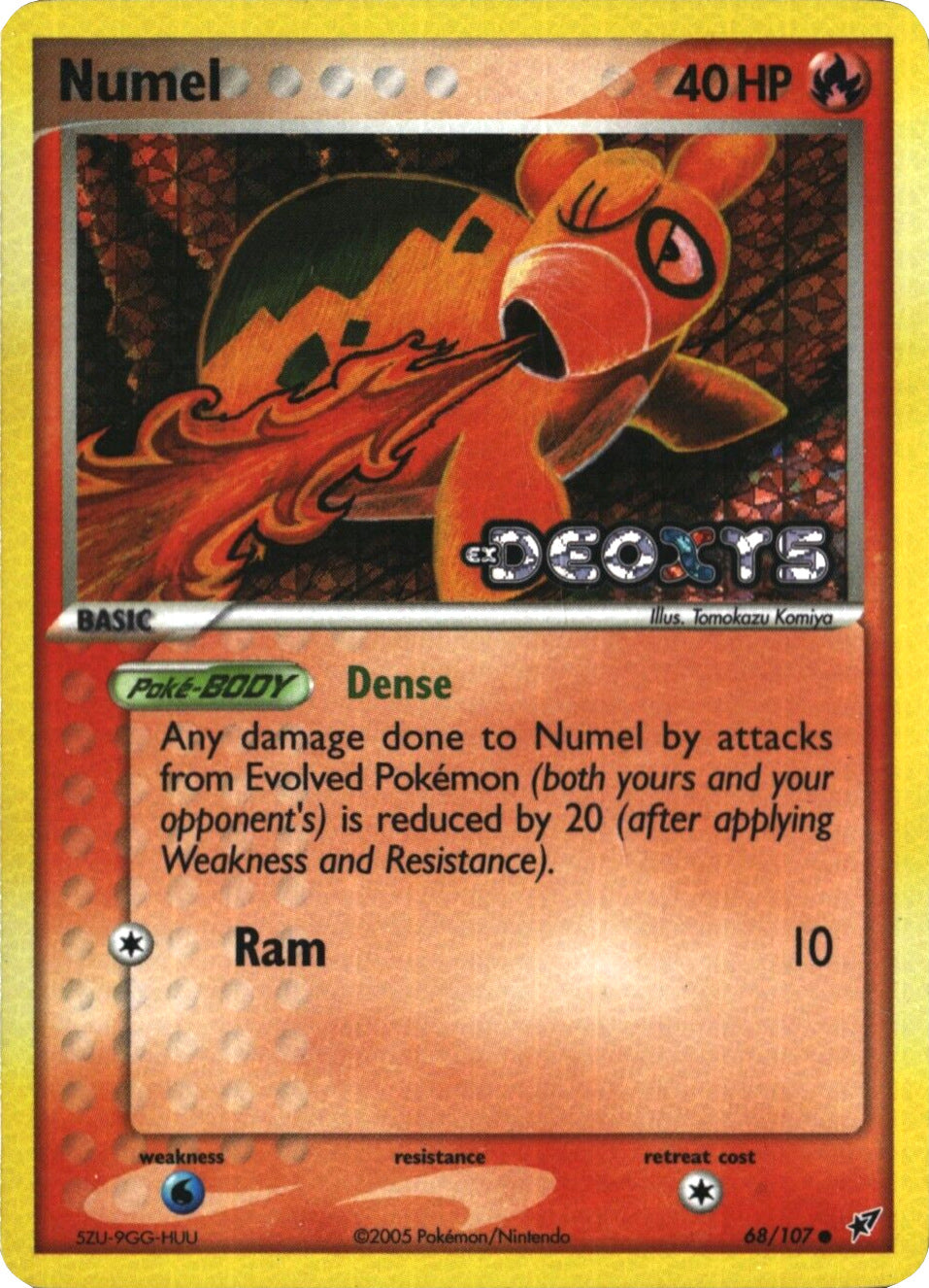 Numel (68/107) (Stamped) [EX: Deoxys] | Good Games Morley
